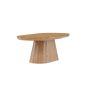 Violetta ovale salontafel - 60 x 120 cm - naturel