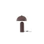 Lexa ronde  tafellamp - spraytone - bruin