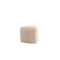Troy poef - teddy - beige