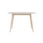 Ugo ronde eettafel - ø120 cm - rubberhout - whitewash