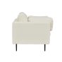 Kiva fauteuil - teddy - wit