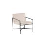 Nara fauteuil - velvet - champagne