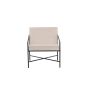 Nara fauteuil - velvet - champagne