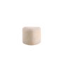 Troy poef - teddy - beige