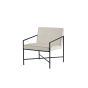 Nara fauteuil - velvet - champagne
