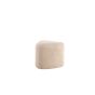 Troy poef - teddy - beige