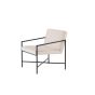 Nara fauteuil - velvet - champagne