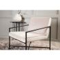 Nara fauteuil - velvet - champagne