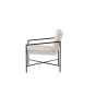Nara fauteuil - velvet - champagne