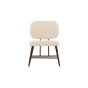 Miso fauteuil - teddy - wit