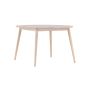 Ugo ronde eettafel - ø120 cm - rubberhout - whitewash