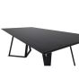 Mako rechthoekige eettafel - 180 x 90 cm - zwart