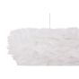 Rumi ronde hanglamp - ø 75 cm - witte veren