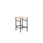 Polsty barkruk 63 cm - rattan - naturel