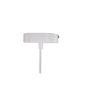 Rumi ronde hanglamp - ø 75 cm - witte veren