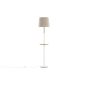 Elara vloerlamp - hout - wit