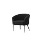 Bianca fauteuil - teddy - zwart