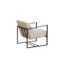 Fino fauteuil - linnen - off white