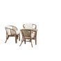 Matteo loungeset - Loungestoelen walnoot - rattan