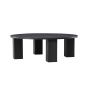 Elettra ronde salontafel - ø120 cm - zwart