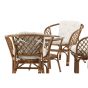 Matteo loungeset - Loungestoelen walnoot - rattan