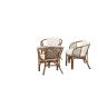 Matteo loungeset - Loungestoelen walnoot - rattan