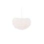 Rumi ronde hanglamp - ø 45 cm - witte veren