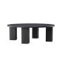 Elettra ronde salontafel - ø120 cm - zwart