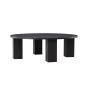 Elettra ronde salontafel - ø120 cm - zwart