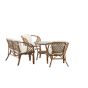 Matteo loungeset - Loungestoelen walnoot - rattan