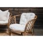 Matteo loungeset - Loungestoelen walnoot - rattan