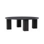 Elettra ronde salontafel - ø120 cm - zwart