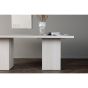 Nelo rechthoekige eettafel - 200 x 90 cm - whitewash