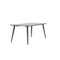 Pura rechthoekige eettafel - 180 x 90 cm - zwart
