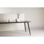 Pura rechthoekige eettafel - 180 x 90 cm - zwart