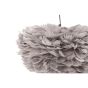 Rumi ronde hanglamp - ø 45 cm - grijze veren
