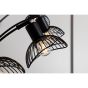 Malta vloerlamp - 5-lamps - zwart