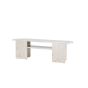 Carlo tv-meubel - 140 cm - marmerlook