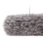 Rumi ronde hanglamp - ø 75 cm - grijze veren