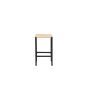 Polsty barkruk 63 cm - rattan - naturel