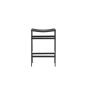 Polsty barkruk 63 cm - rattan - zwart