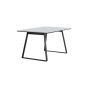 Ravo rechthoekige eettafel - 140 x 90 cm - marmer - wit