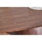 Rohan deens ovale salontafel - 120 x 92 cm - mokka