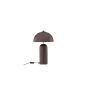 Lexa ronde  tafellamp - spraytone - bruin