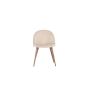 Zako eetkamerstoel - met naturel poot - velvet - beige