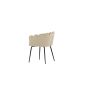 Mahlim eetkamerstoel - met armleuning - beige