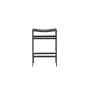 Polsty barkruk 63 cm - rattan - zwart