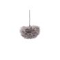 Rumi ronde hanglamp - ø 30 cm - grijze veren