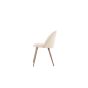 Zako eetkamerstoel - met naturel poot - velvet - beige
