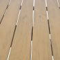 Arezzo tuintafel rond polywood teaklook 150 cm van het woonmerk Les